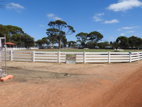 New Post & Rail Fence at Wagin